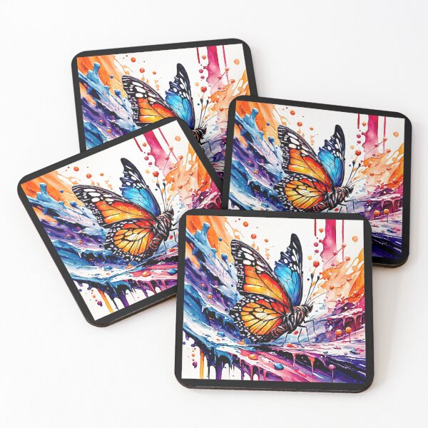 Item preview, Butterfly Farfalla watercolours #3 designed and sold by Helios Be. Lavsh.