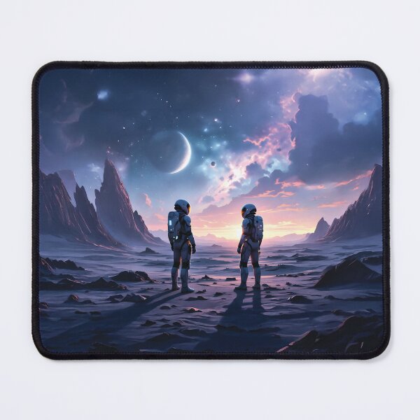 Item preview, A world where intergalactic travelers roam the cosmos designed and sold by Marcu Ioachim.