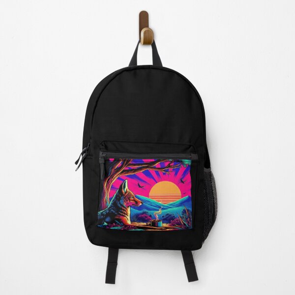 Item preview, cute jackal coffee and sunset designed and sold by Dogandesighn.