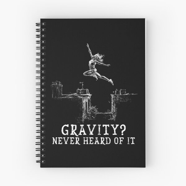 Item preview, Gravity? Never Heard of It - Parkour Woman Design designed and sold by DreamArtmaStudio.
