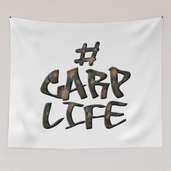 Item preview, Hash Tag Carp Life Camo Fishing  	 designed and sold by bzcuppmw98.