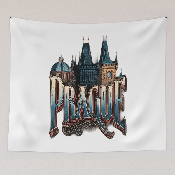 Item preview, Prague – Gothic architecture design with Old Town Tower designed and sold by Meiersbeste.