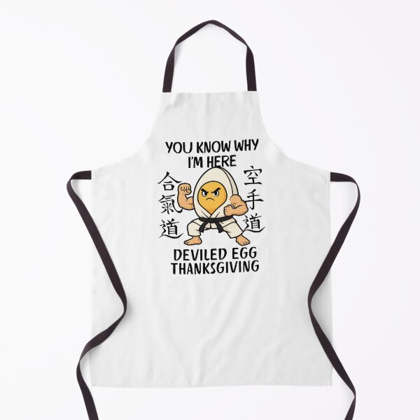 Item preview, Deviled Egg Karate Warrior | Funny Martial Arts Thanksgiving Design designed and sold by Lunaria Arts.
