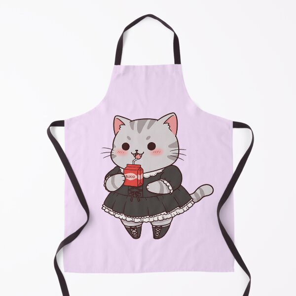 Item preview, Kawaii Vampire Cat with Juice Box designed and sold by Itsheartshop.