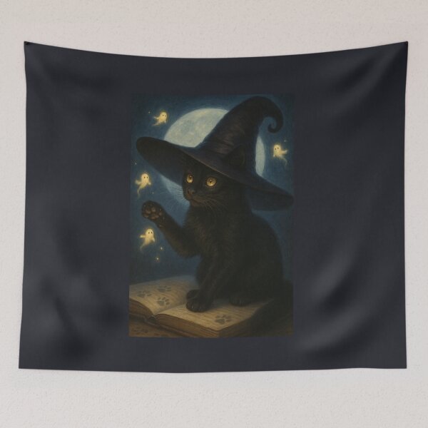Item preview, “Whiskers & Witchcraft” designed and sold by GeoWild Designs.