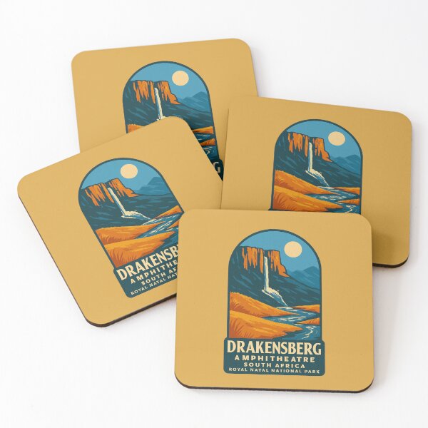 Item preview, Drakensberg Amphitheatre – Tugela Falls & Royal Natal South Africa Sticker designed and sold by The Digital Compass.