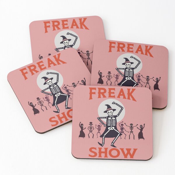 Item preview, Dancing Skeletons Freak Show designed and sold by Gkinoki.