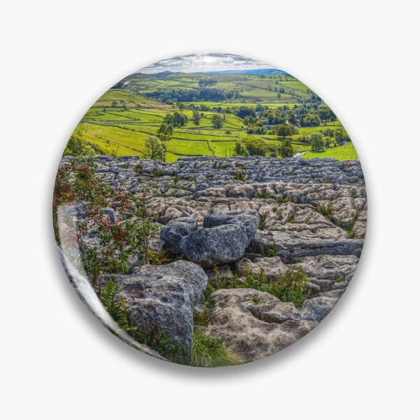 Item preview, Limestone Pavement of Malham Cove, and Rolling Countryside designed and sold by Paul Thompson Photography.