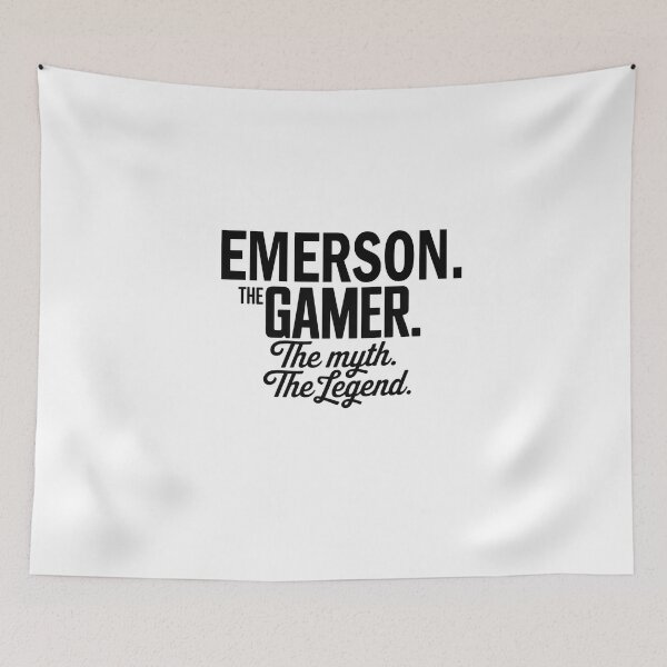 Item preview, Emerson The Gamer The Myth The Legend Emerson Name - Funny Gamer Quote design designed and sold by Oussinc.