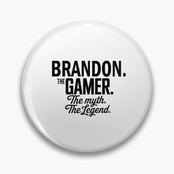 Item preview, Brandon The Gamer The Myth The Legend Brandon Name - Funny Gamer Quote design designed and sold by Oussinc.