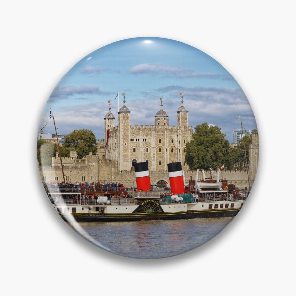Item preview, The Paddle Steamer Waverley on the river Thames at the Tower of London UK designed and sold by John Gilham - Landscape Photography.