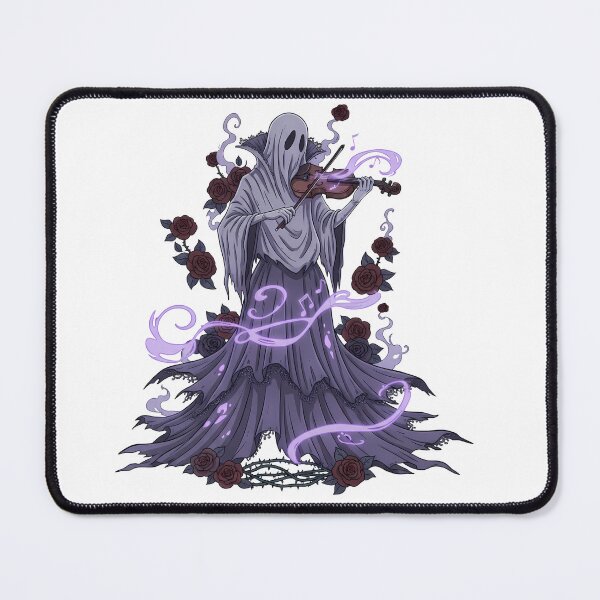 Item preview, Gothic Ghost Violinist – Dark Romance Cartoon Design for Women designed and sold by hn79.