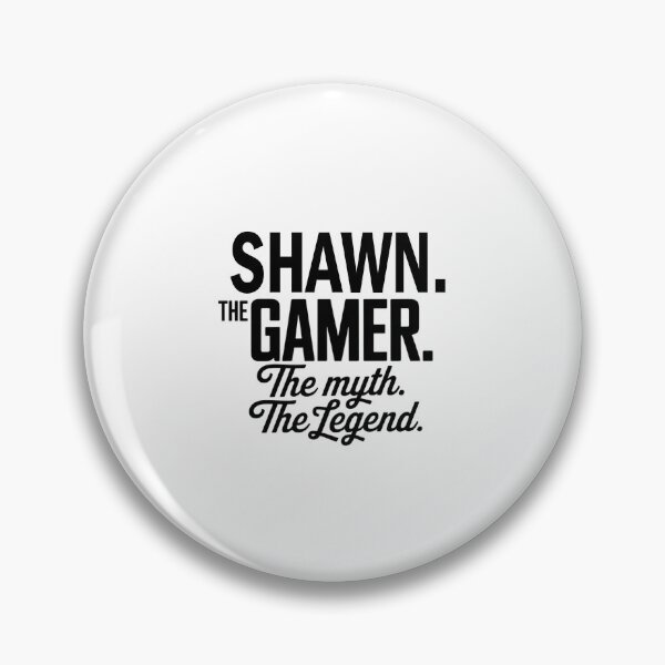 Artikelvorschau, Shawn, der Gamer, der Mythos, die Legende, Shawn-Name – lustiges Gamer-Zitat-Design entworfen und verkauft von Oussinc.
