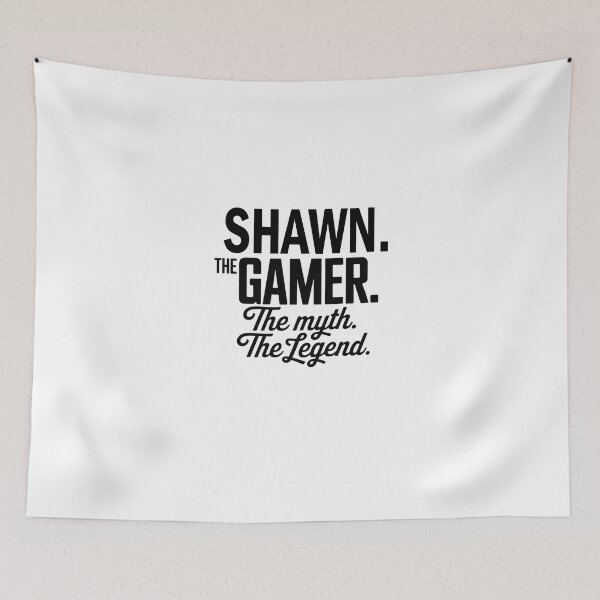 Item preview, Shawn The Gamer The Myth The Legend Shawn Name - Funny Gamer Quote design designed and sold by Oussinc.