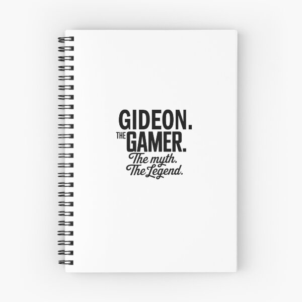 Item preview, Gideon The Gamer The Myth The Legend Gideon Name - Funny Gamer Quote design designed and sold by Oussinc.