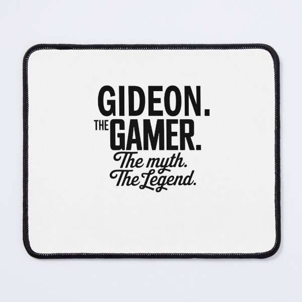 Item preview, Gideon The Gamer The Myth The Legend Gideon Name - Funny Gamer Quote design designed and sold by Oussinc.