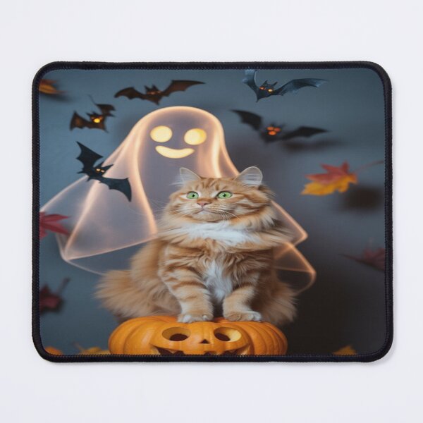 Item preview, Halloween Pumpkin, Cat, and Ghost | Spooky Fun Autumn Design designed and sold by Ani-24.