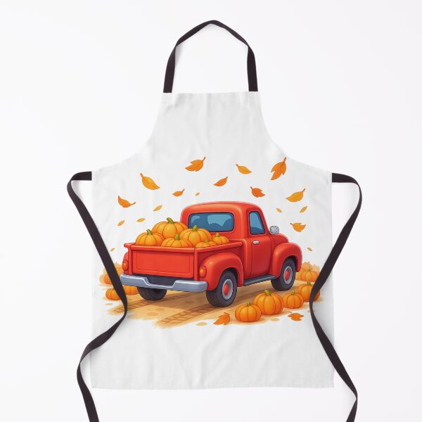 Item preview, Truck Backed Up to Pumpkin Patch – Autumn Harvest Scene designed and sold by PrintCreations9.