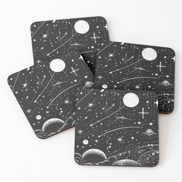 Item preview, Cosmic Night Sky Space Illustration designed and sold by PatiMood.