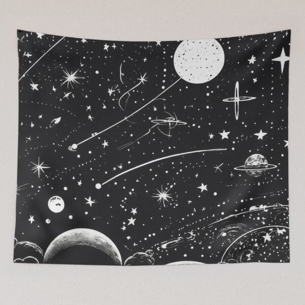 Item preview, Cosmic Night Sky Space Illustration designed and sold by PatiMood.