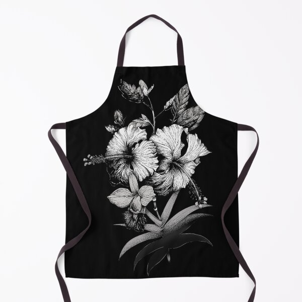 Item preview, Elegant Hibiscus and Orchid Illustration designed and sold by Rômulo Queiroz.