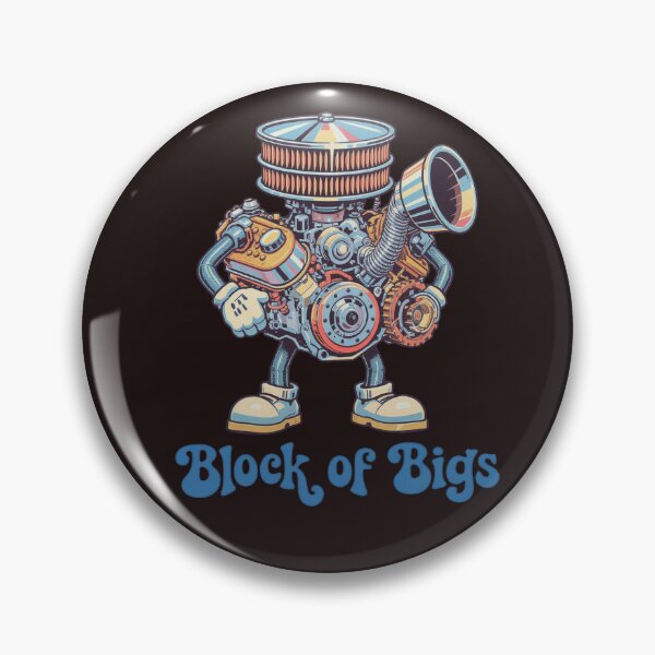 Item preview, Block of Bigs V8 Engine Cartoon Engine designed and sold by Friends Custom Creations.