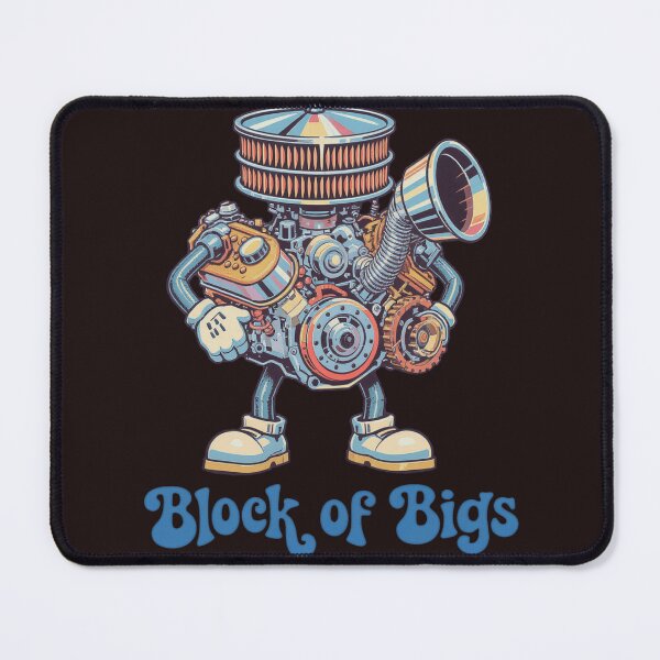 Item preview, Block of Bigs V8 Engine Cartoon Engine designed and sold by Friends Custom Creations.