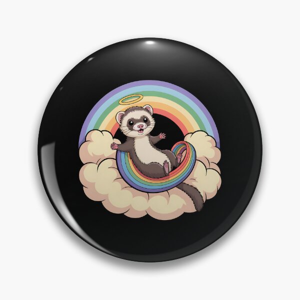 Item preview, Ferret Rainbow Bridge Tribute Small Pet designed and sold by Blok45.
