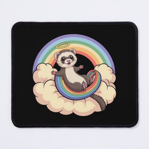 Item preview, Ferret Rainbow Bridge Tribute Small Pet designed and sold by Blok45.