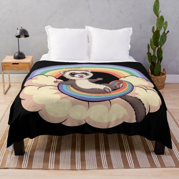 Item preview, Ferret Rainbow Bridge Tribute Small Pet designed and sold by Blok45.