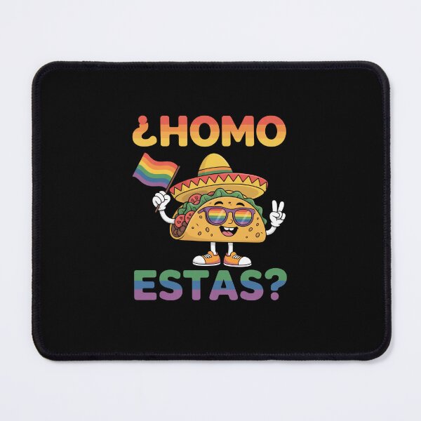 Item preview, Homo Estas Taco Rainbow Flag Sunglasses Gay Pride designed and sold by SlogariArt.