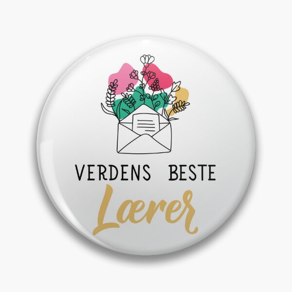 Item preview, Verdens beste lærer. Norwegian text: The best teacher in the world.  designed and sold by pidzam4e.