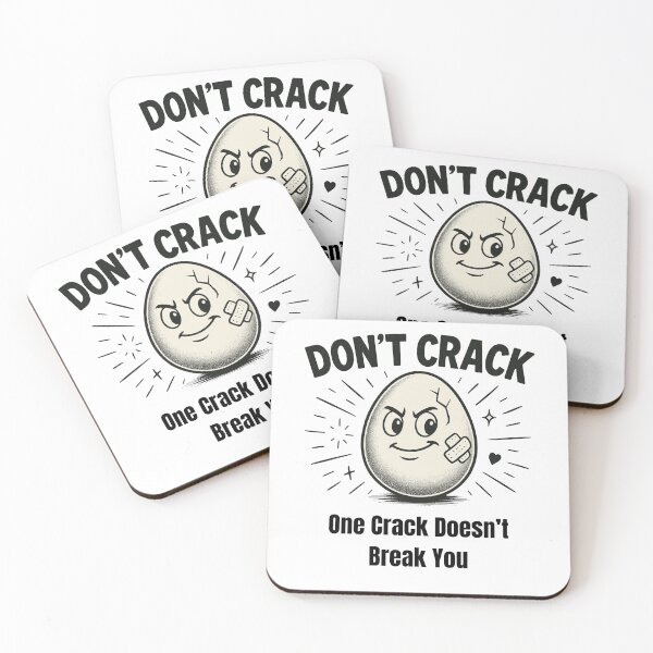Item preview, Mental Eggs-plosion #5 – One Crack Doesn’t Break You designed and sold by Qwibbo.