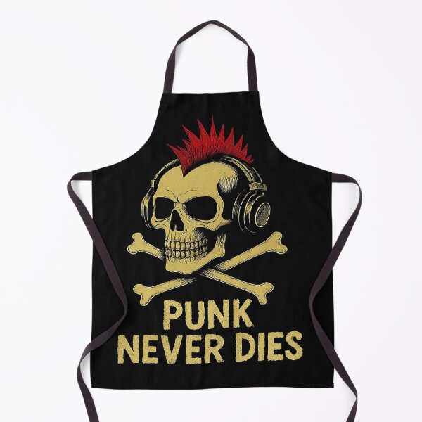 Item preview, Punk Skull with Mohawk – Punk Never Dies designed and sold by AMF Project.