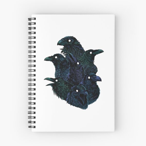 Item preview, Raven Pattern Hardcover Journal 	 designed and sold by ndrerpzvv27.
