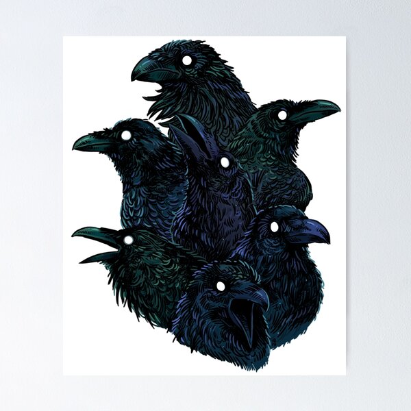Item preview, Raven Pattern Hardcover Journal 	 designed and sold by ndrerpzvv27.