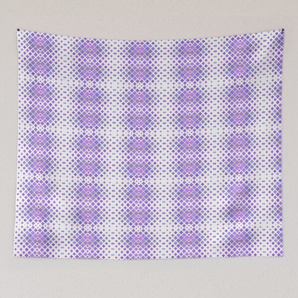 Item preview, geometric color abstract simple geometry textile diagonal colored tone decorative purple seamless colorful repeat pattern designed and sold by Abrahamjrnd.