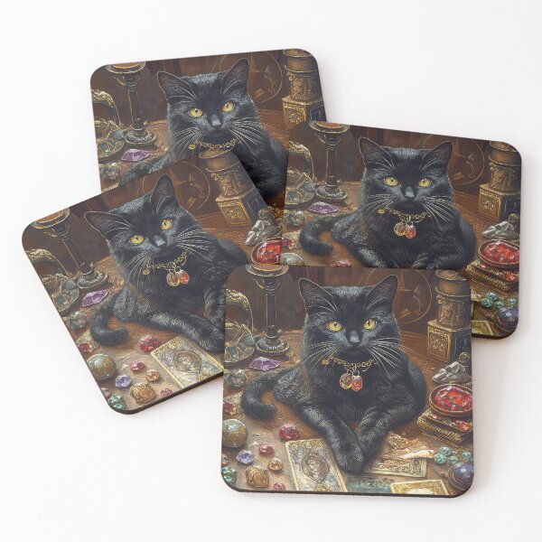 Item preview, Witch Black Cat Tarot  designed and sold by thewandswant.