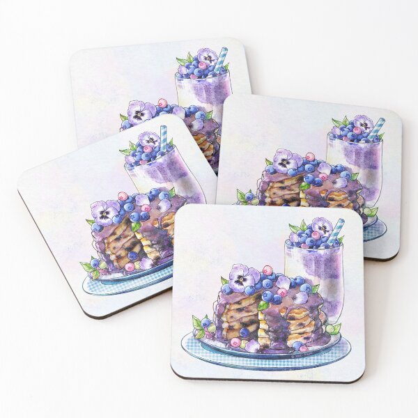 Item preview, Blueberry Breakfast: Pancakes and Smoothie designed and sold by DesignsBySloan.