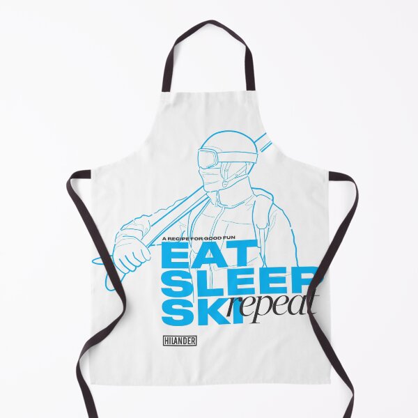 Item preview, EAT SLEEP SKI repeat designed and sold by HILANDER-art.