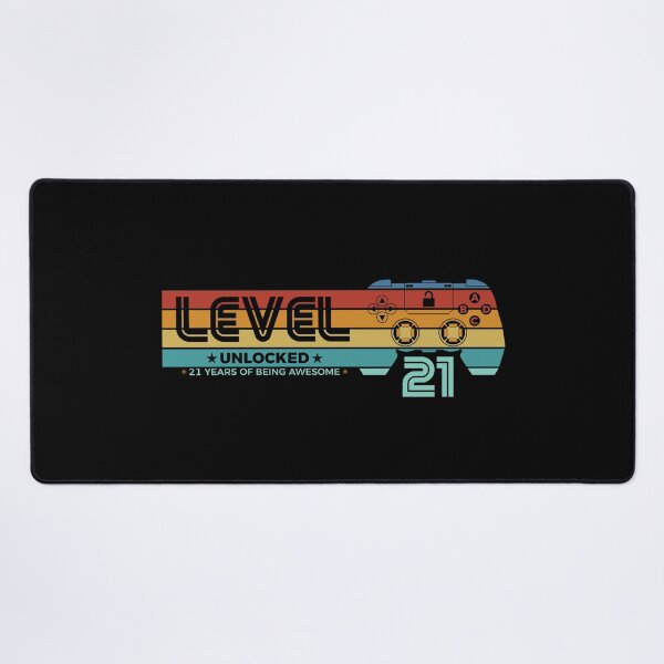 Item preview, Level 21 Unlocked - 21 years old - 21st Birthday Gamer designed and sold by NH2019.