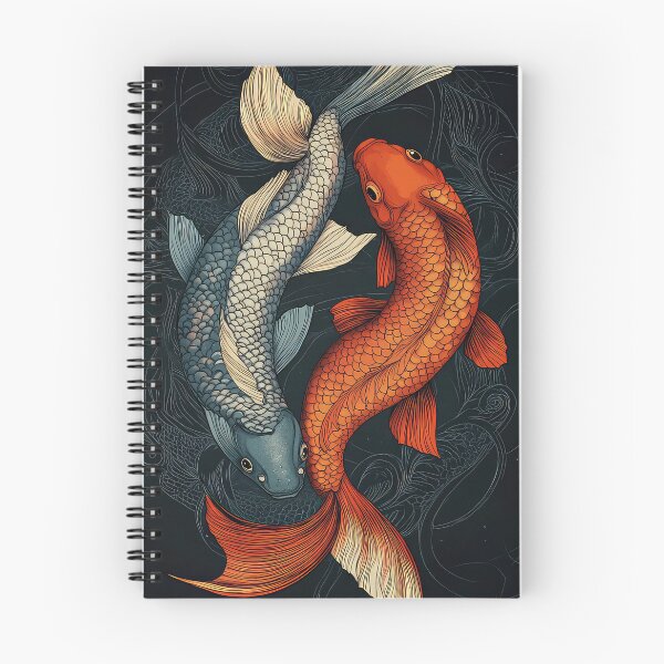 Artikelvorschau, Ying Yang Koi-Karpfen entworfen und verkauft von thewandswant.