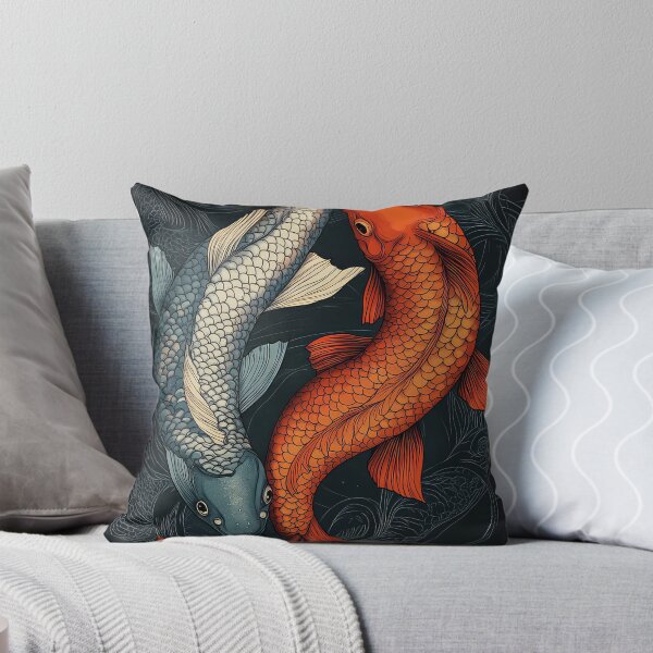 Artikelvorschau, Ying Yang Koi-Karpfen entworfen und verkauft von thewandswant.