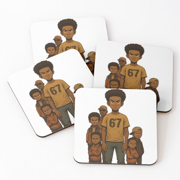 Item preview, 6'7 Series – Boondocks-Inspired Urban Resistance Art v4 designed and sold by KriticalDesigns.