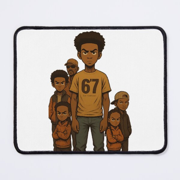 Item preview, 6'7 Series – Boondocks-Inspired Urban Resistance Art v4 designed and sold by KriticalDesigns.