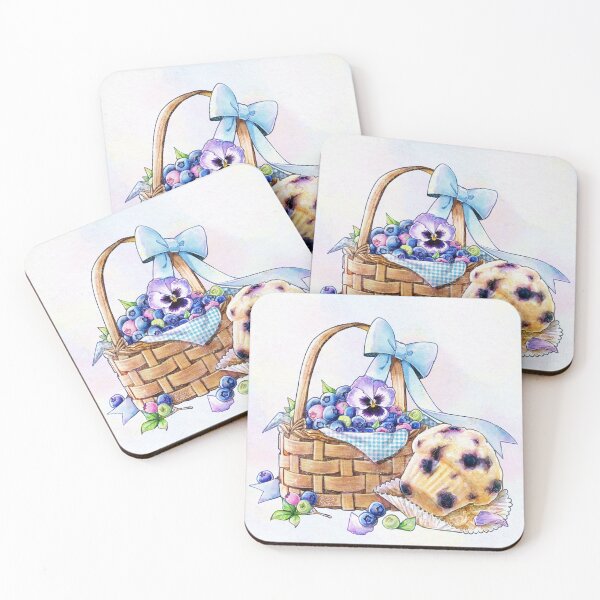Item preview, Blueberry Breakfast - Basket and Muffin designed and sold by DesignsBySloan.