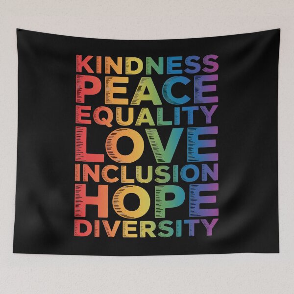 Item preview, Kindness Equality Love Lgbtq Rainbow Flag Gay Pride Ally designed and sold by SlogariArt.