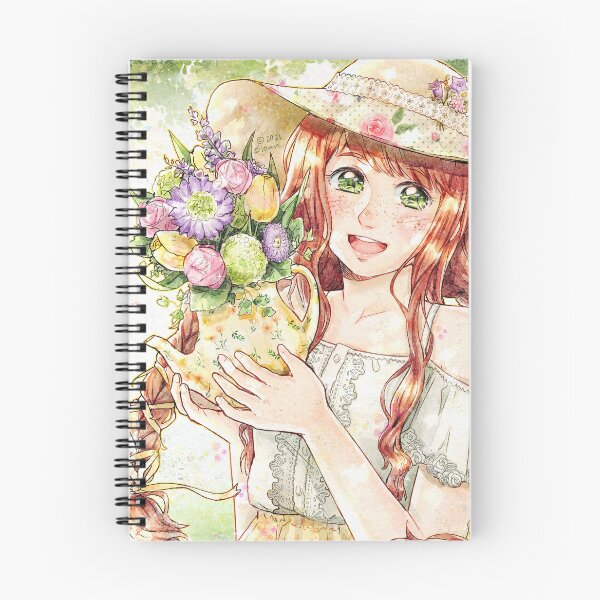 Aperçu de l'œuvre Fille avec un bouquet de théière créée et vendue par DesignsBySloan.