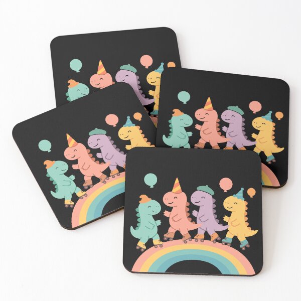 Item preview, Cute Dino Rainbow Party designed and sold by Lunarhue.