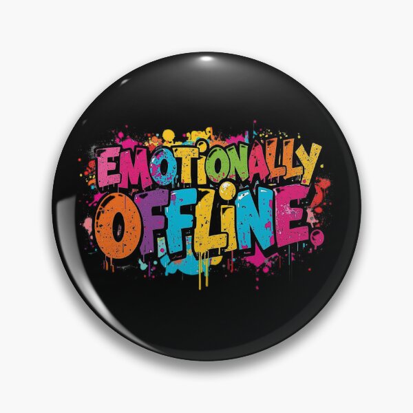 Item preview, Emotionally Offline | Sarcastic Humor Design by Too Real Co designed and sold by TooRealCo.